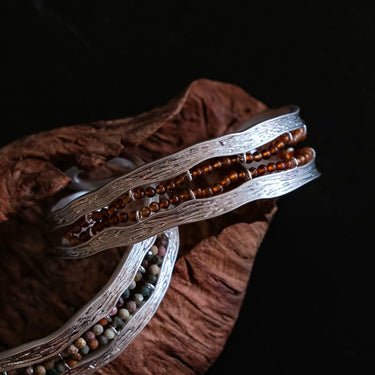 Kailash Sunlit Mountain Blessing Cuff