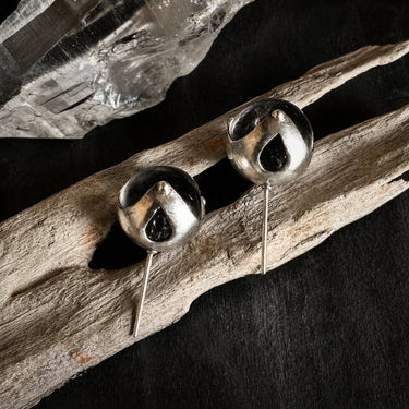 Celestial Himalayan Crystal Studs