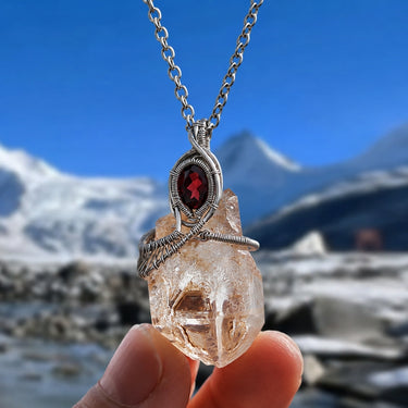 Earth Connection Crystal Pendant Necklace