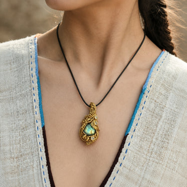 Harvest Blessing Labradorite Pendant