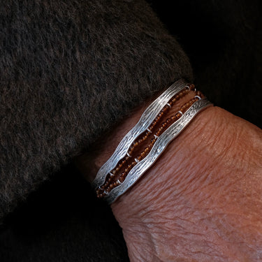 Kailash Sunlit Mountain Blessing Cuff