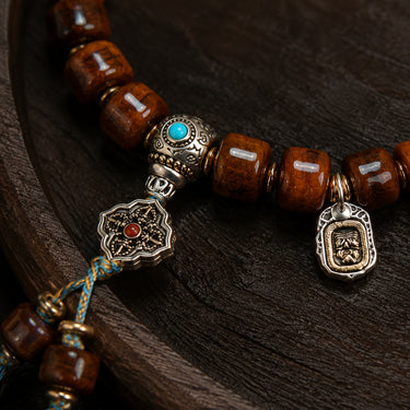 Tibetan Yak Bone Bonemulti-treasure Bracelet