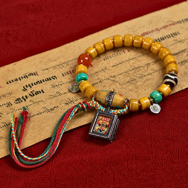 Himalayan Abundance Yak Bone Bracelet