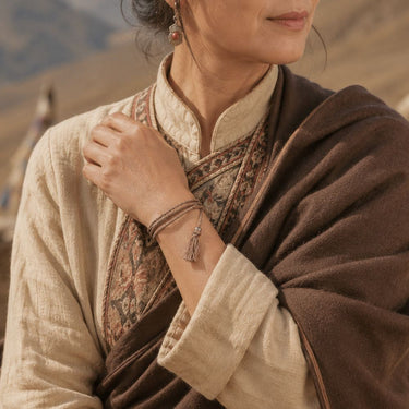 The Solar Silk Amulet Bracelet