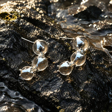 Himalayan Crystal Light Earrings