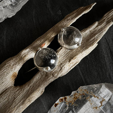 Celestial Himalayan Crystal Studs